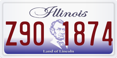 IL license plate Z901874
