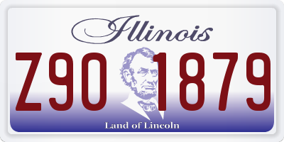 IL license plate Z901879