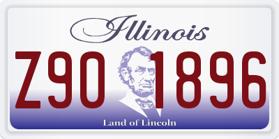 IL license plate Z901896