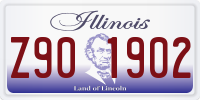 IL license plate Z901902