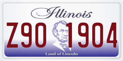 IL license plate Z901904