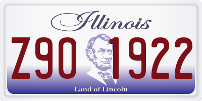IL license plate Z901922