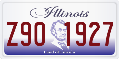 IL license plate Z901927