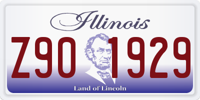 IL license plate Z901929