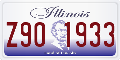 IL license plate Z901933