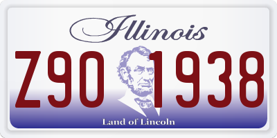 IL license plate Z901938