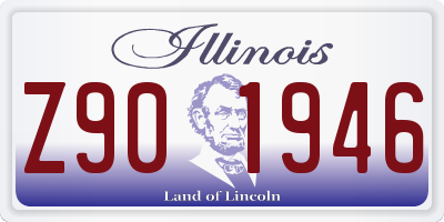IL license plate Z901946
