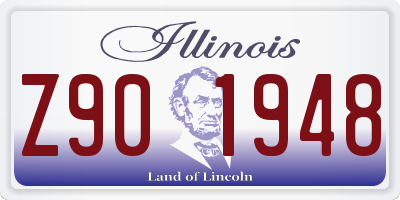 IL license plate Z901948