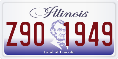 IL license plate Z901949