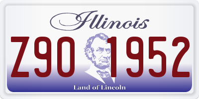IL license plate Z901952