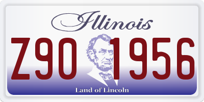IL license plate Z901956