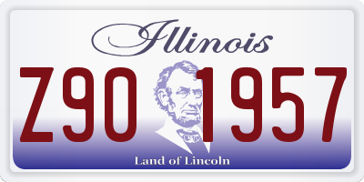 IL license plate Z901957