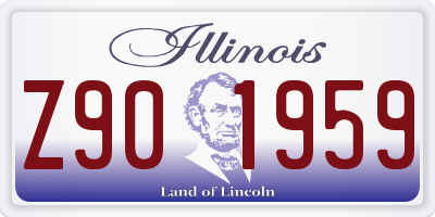 IL license plate Z901959