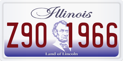 IL license plate Z901966