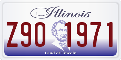 IL license plate Z901971