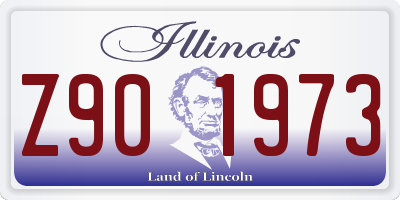 IL license plate Z901973