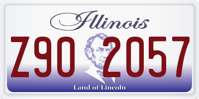 IL license plate Z902057