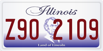 IL license plate Z902109
