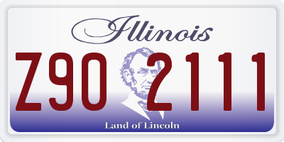 IL license plate Z902111