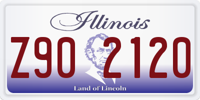 IL license plate Z902120