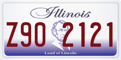 IL license plate Z902121