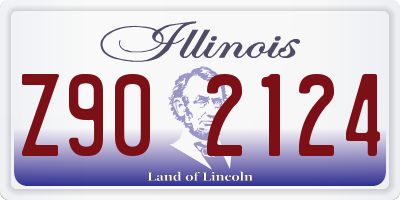 IL license plate Z902124