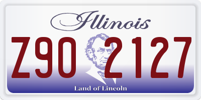 IL license plate Z902127