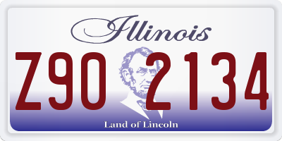 IL license plate Z902134