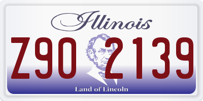 IL license plate Z902139