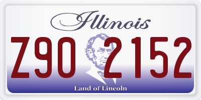 IL license plate Z902152