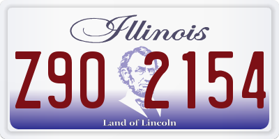 IL license plate Z902154