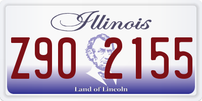 IL license plate Z902155