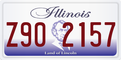 IL license plate Z902157