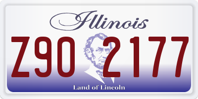 IL license plate Z902177