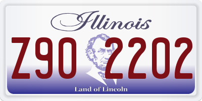 IL license plate Z902202