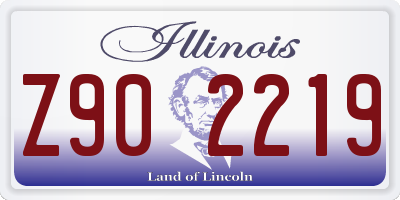 IL license plate Z902219