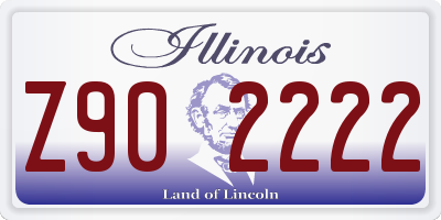 IL license plate Z902222