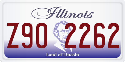 IL license plate Z902262