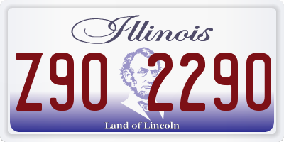 IL license plate Z902290