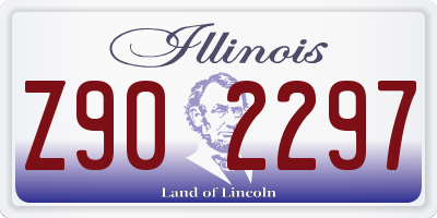 IL license plate Z902297