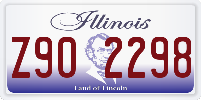 IL license plate Z902298