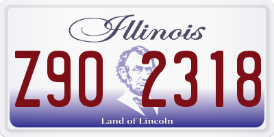 IL license plate Z902318