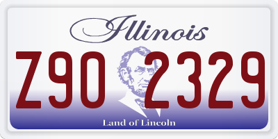IL license plate Z902329
