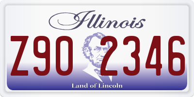 IL license plate Z902346