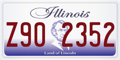 IL license plate Z902352