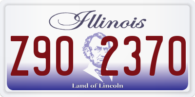 IL license plate Z902370