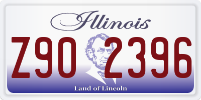 IL license plate Z902396