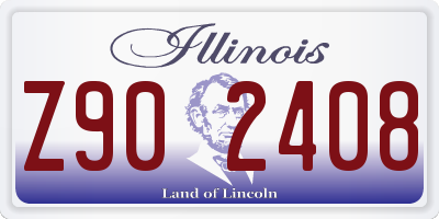IL license plate Z902408