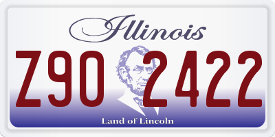 IL license plate Z902422