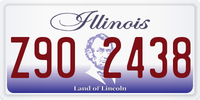 IL license plate Z902438